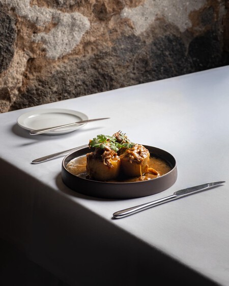 Papas Con Conejo En Salmorejo