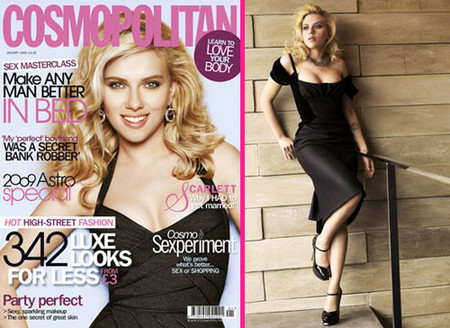 Scarlett Johansson habla de su matrimonio en Cosmopolitan