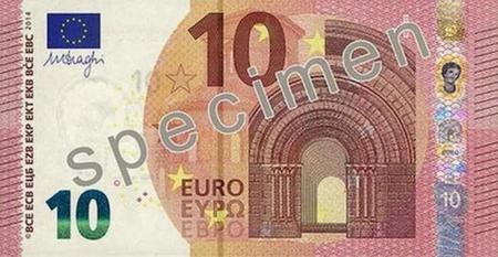 Así es el nuevo billete de 10 euros
