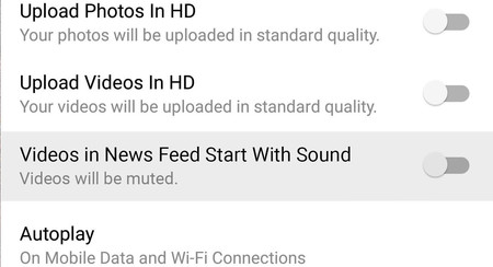 Cómo desactivar el audio en la reproducción automática de vídeos de Facebook