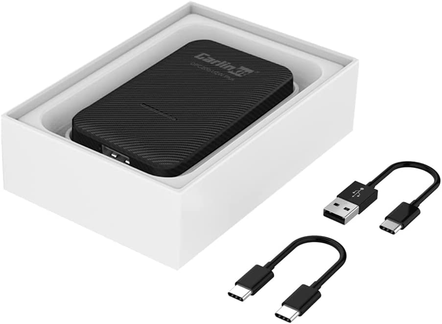 CarlinKit 3.0 CarPlay inalambrico Adaptador para Coches equipados con Car Play, Audi,VW,Volvo,Citroen,Renault,Ford,Kia,Skoda,Opel,Peugeot Auto,Soporte IOS16 y actualización de firmware