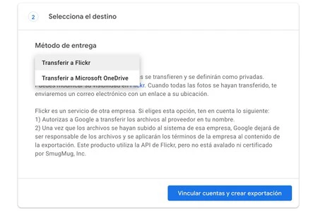 Mover Google Fotos Onedrive Flickr