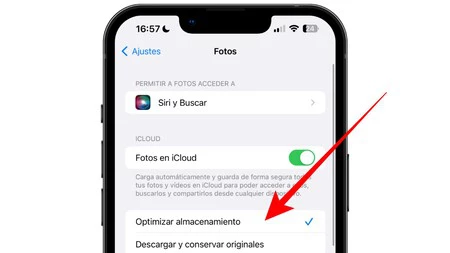 Optimizar Fotos Ios