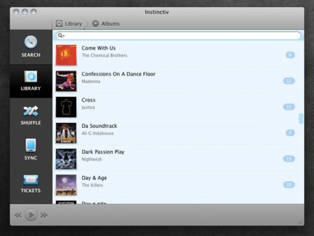 Instinctiv, un reproductor y gestor de dispositivos como alternativa a iTunes