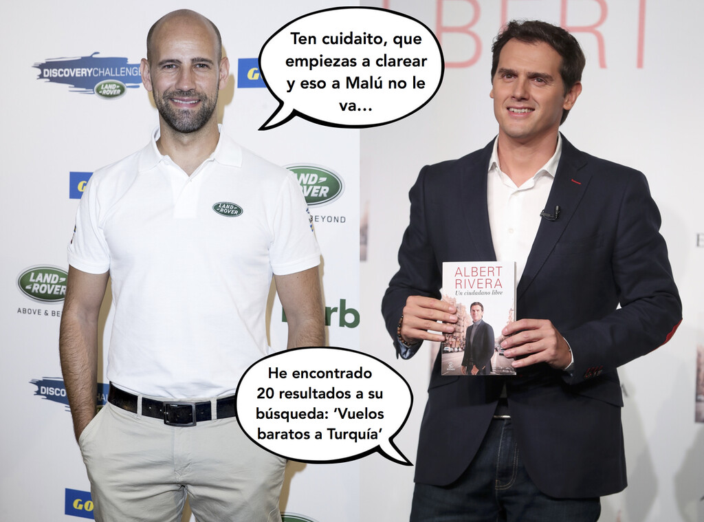 Gonzalo Miró y Albert Rivera, el fantasma del pasado y el del presente de Malú, coinciden en un plató