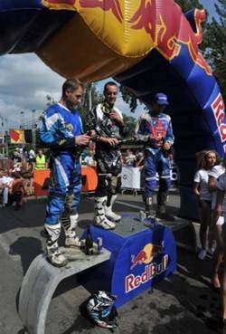 Podium prologo Red Bull Romaniacs