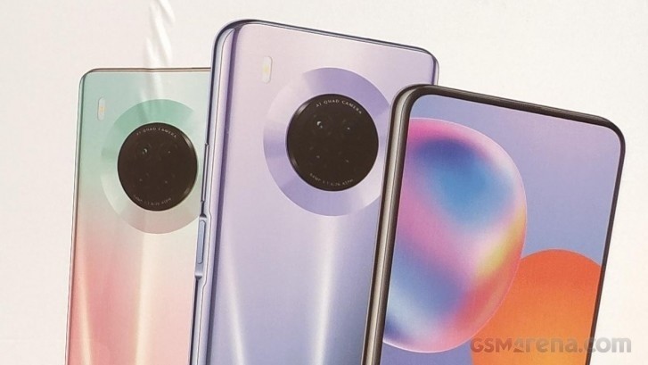 El Huawei Y9a se filtra adelantando la cuádruple cámara de 64 MP y la carga rápida de 40 W, entre otras características