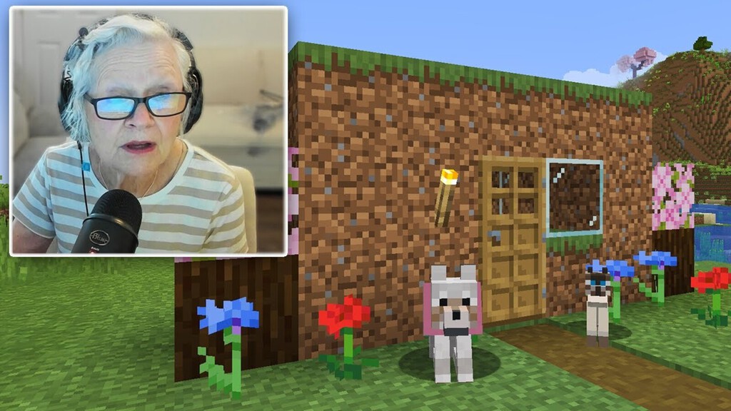 Los abuelos deberían ser eternos: una anciana de 81 años creó un canal de YouTube de Minecraft para pagar el tratamiento de cáncer de su nieto 