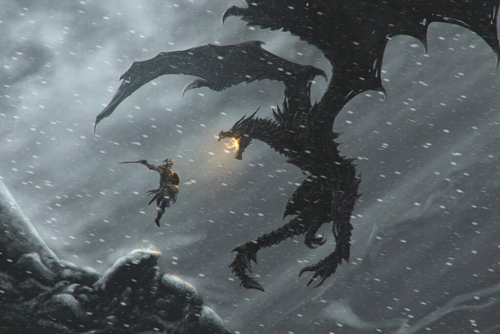 Parece de locos, pero el dragón más sabio de Skyrim y el fontanero más famoso del mundo comparten la misma voz  Parece de locos, pero el dragón más sabio de Skyrim y el fontanero más famoso del mundo comparten la misma voz