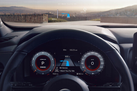 Nissan Qashqai Premiere Edition Headup display
