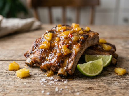 Cómo hacer una salsa piña-habanero para alitas o costillitas: con piña en almíbar, pocos ingredientes y en menos de 15 minutos