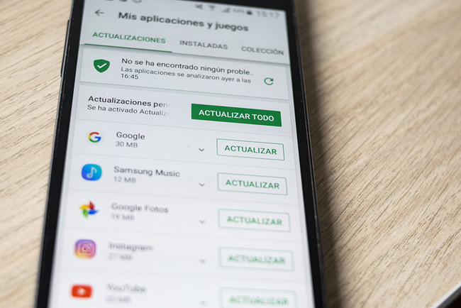 Actualizaciones Google Play