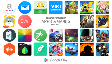 Android Excellence: las 25 aplicaciones y juegos más excelentes de este otoño según Google