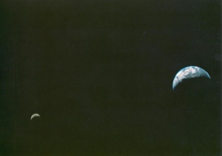 Se cumplen 41 años de la primera foto de la Tierra y la Luna en el espacio