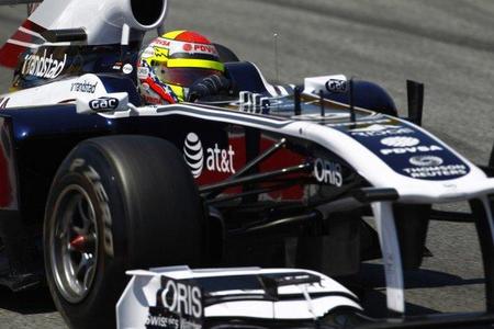 GP de España F1 2011: Pastor Maldonado se presenta