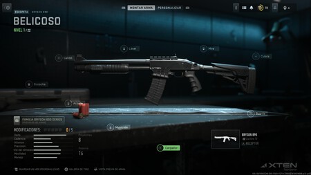 Warzone 2 Bryson 890 Accesorios