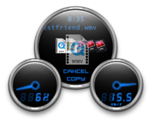 Widget para realizar transferencias de archivos por FTP o Bonjour