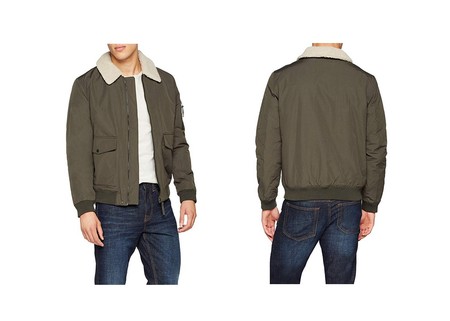 Por sólo 15 euros tenemos la chaqueta Casual Aviator de New Look en color verde en Amazon