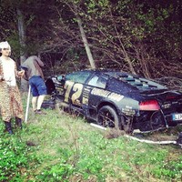 Dolorpasión™: Un participante de la Gumball estrella su Lamborghini Murciélago