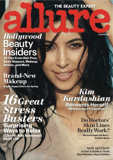 Kim Kardashian "natural como la vida misma" en Allure