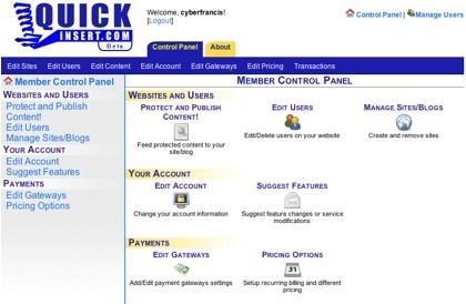 QuickInsert, protegiendo los contenidos de tu web