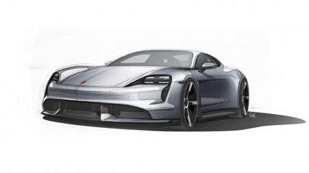 Porsche Taycan: nuevos bocetos que se acercan más a la producción final