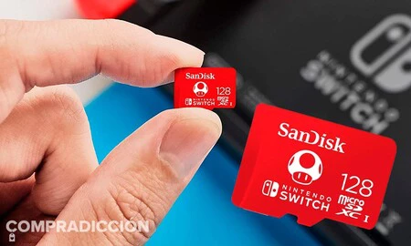 Los 128 GB de esta tarjeta de memoria para tu Nintendo Switch cuestan menos en Amazon: SanDisk MicroSDXC por 19,99 euros