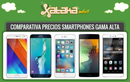Comparativa precios iPhone 6s, Galaxy S6, Xperia Z5, LG G4 y otros gama alta a plazos con operadores