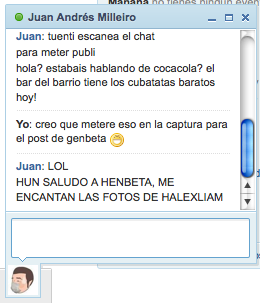 Tuenti añade un chat a su página