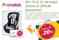 Hasta un 20% de descuentos en artículos para las vacaciones en Prenatal