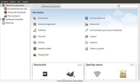 Centro de software Ubuntu