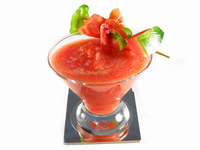 Aperitivo de verano: gazpacho de sandía