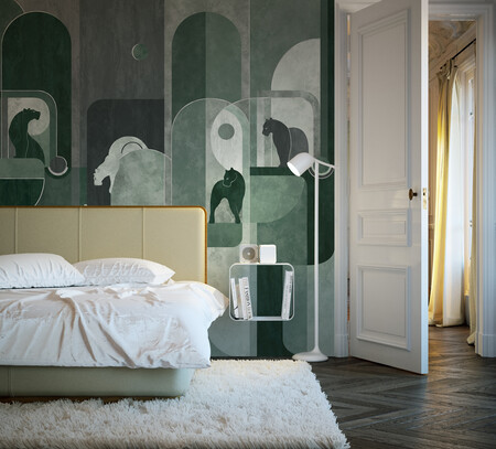 Dom4002 Panthera Argent Collection Art Deco Lifestyle Bedroom R Les Dominotiers
