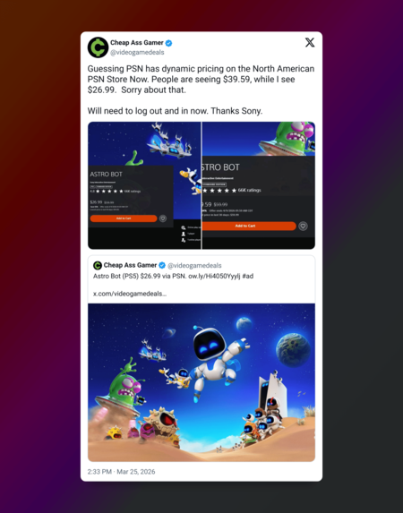 Sony no ha dado ninguna explicación pero cada vez hay más evidencias de que la PS Store ha cambiado para siempre con los precios dinámicos