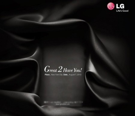 LG G2 será presentado el 7 de agosto, nueva imagen y especificaciones