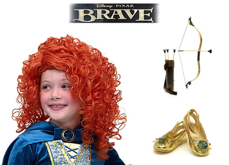 Disfraz de Mérida, de Brave, en Disney Store (y en ebay)
