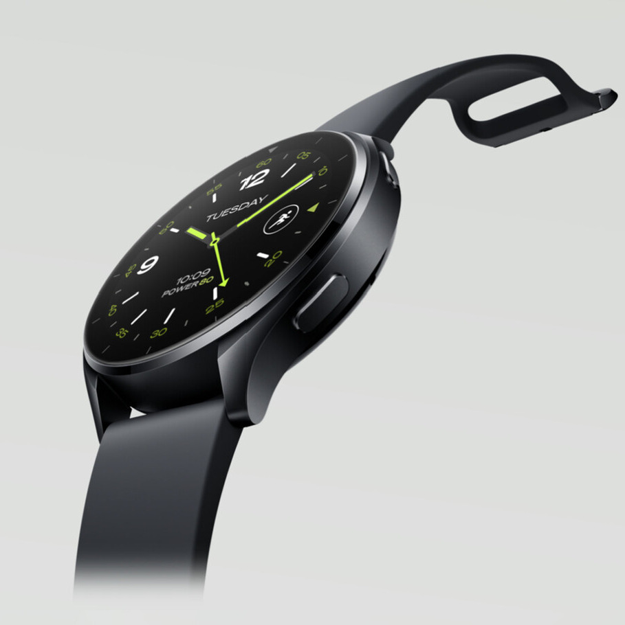 XIAOMI - Xiaomi Watch 2 Caja plata y correa gris claro Smartwatch.