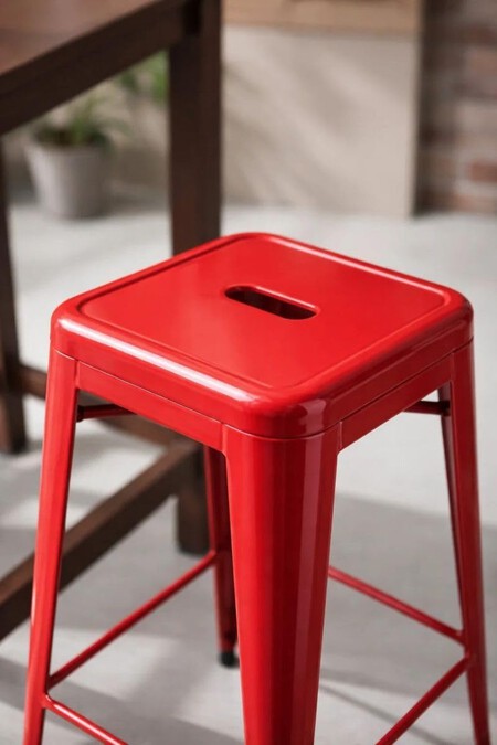 Taburete rojo