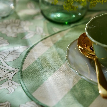 Smorfisk Mantel Individual Rayas Hueso Verde Claro 1481875 Pe1000810 S5