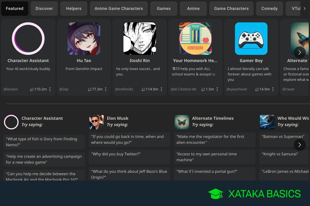 Character AI: cómo interactuar con personajes creados por inteligencia artificial y crear uno a tu medida 