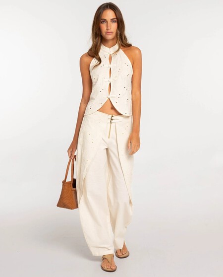 pantalón blanco
