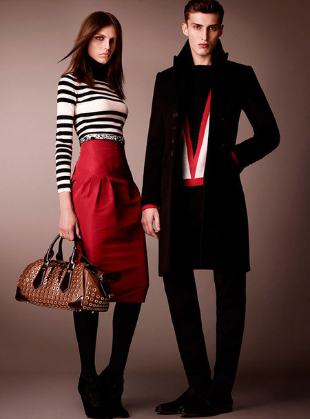 Burberry Prorsum prefall 2013: Minimalismo british con toques 'op art'