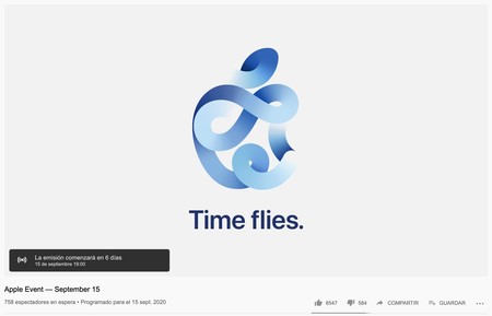 "Series 6" es una de las palabras clave del streaming de Youtube del próximo evento de Apple