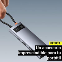 Adiós a los problemas de espacio en tu portátil: este hub USB-C 7 en 1 de Baseus lo tiene todo por muy poco