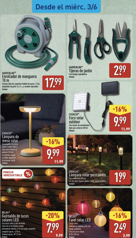 Iluminacion Solar Lidl