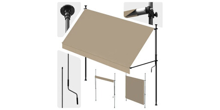 toldo retráctil Leroy Merlin