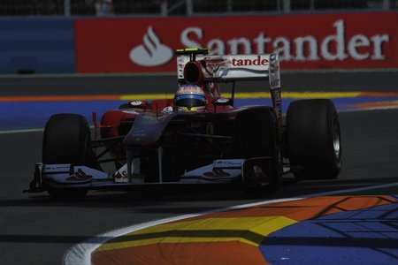 GP de Europa 2010: Fernando Alonso partirá cuarto con posiblemente un ritmo de carrera a la altura de Red Bull y McLaren