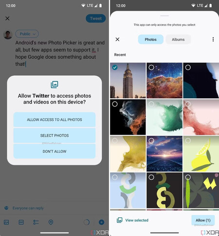 Android 14 Photo Picker