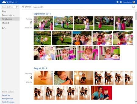 SkyDrive estrena un timeline de fotografías y mejora la velocidad de subida de archivos
