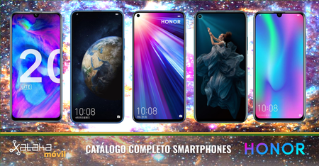 Honor 20, 20 Pro y 20 lite, así encajan dentro del catálogo completo de móviles Honor en 2019